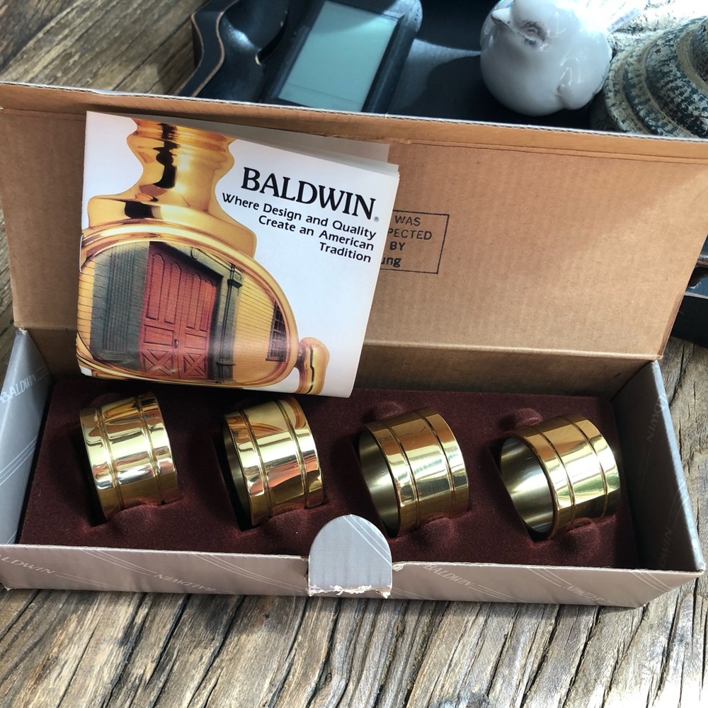 Baldwin Gold Decor Accents with Timeless Design